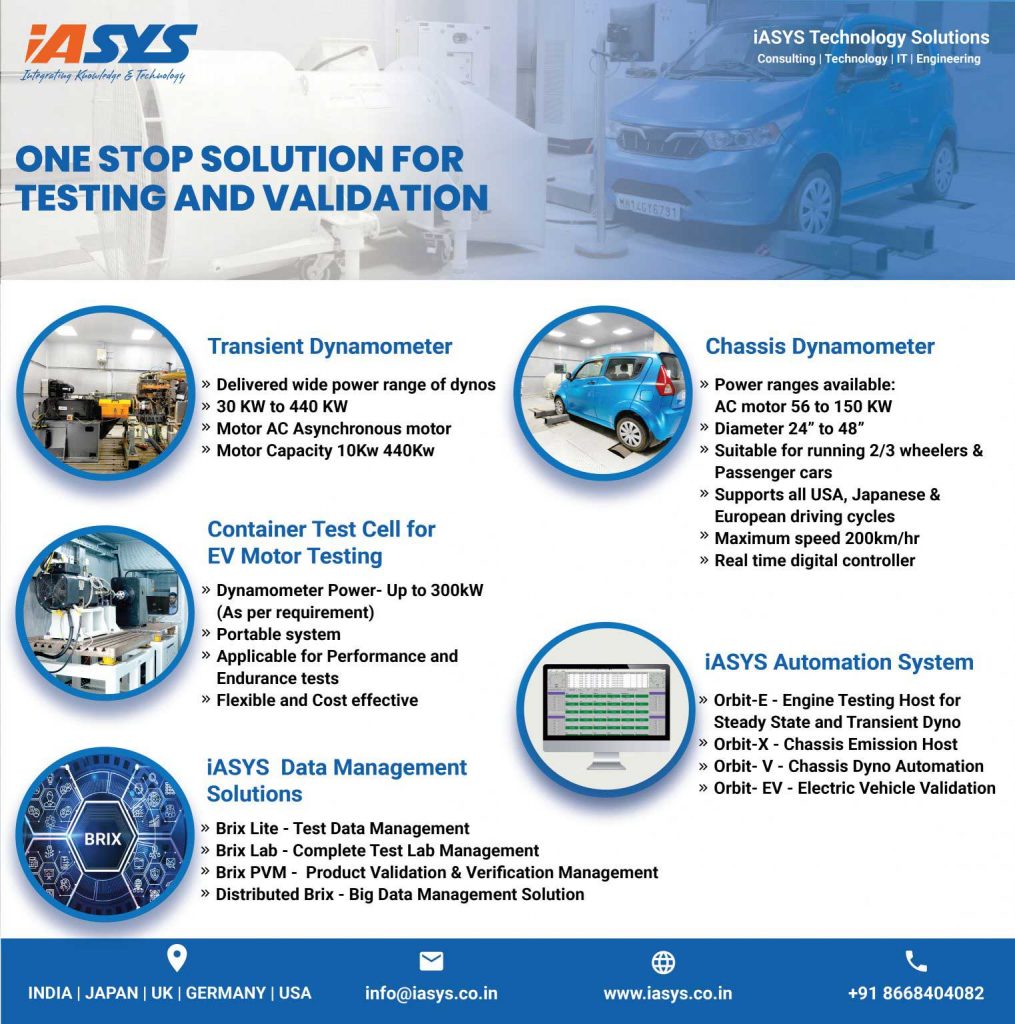one stope solution for testing and validation iASYS